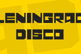 Leningrad Disco Font