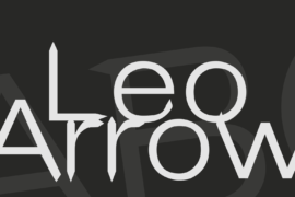 Leo Arrow Font