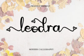 leodra – Personal Use Font