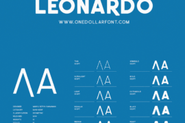 LEonardo-Demo Font Family