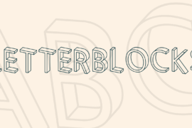 Letterblocks Font