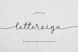 Lettersign Font
