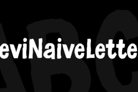 LeviNaiveLetter Font