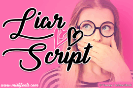 Liar Script Font