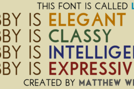 Libby Font Family