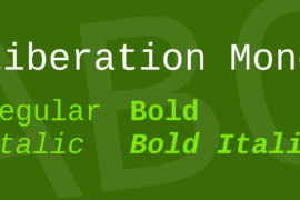 Liberation Mono Font Family