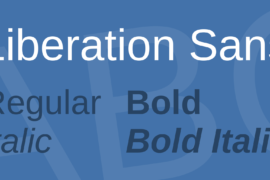Liberation Sans Font Family