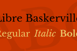 Libre Baskerville Font Family