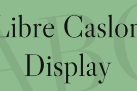 Libre Caslon Display Font