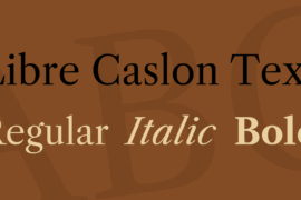 Libre Caslon Text Font