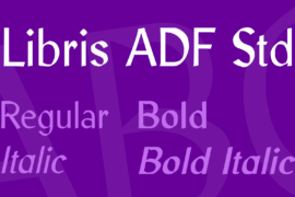 Libris ADF Std Font Family