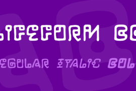 LifeForm BB Font Family