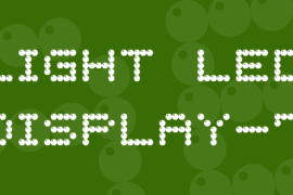 Light LED Display-7 Font
