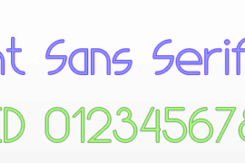 Light Sans Serif 7 Font