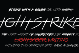 LIGHTSTRIKE Font