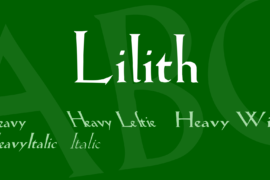 Lilith Font Family
