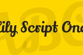 Lily Script One Font