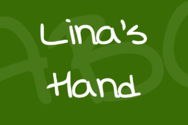 Lina’s Hand Font