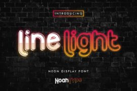 Line Light Demo Font Family
