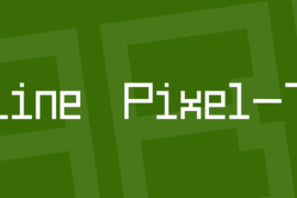 Line Pixel-7 Font