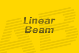 Linear Beam Font