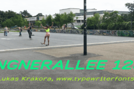 Lingnerallee 12345 Font