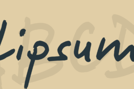Lipsum Font