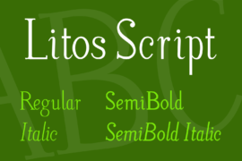 Litos Script Font Family