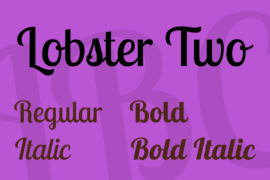 Lobster Two Font Family