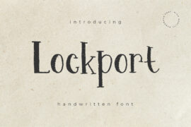 Lockport Font
