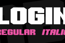 Login Font Family