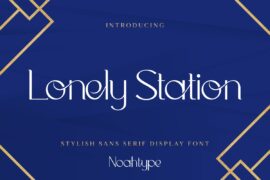 Lonely Station Demo Font