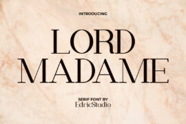 Lord Madame Demo Font Family