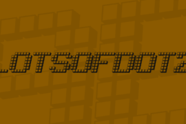 LotsOfDotz Font
