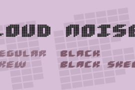Loud noise Font Family