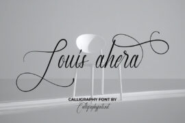 Louis Ahera Demo Font