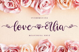 love erlia Font Family