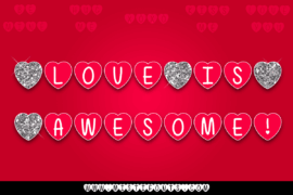 Love Is Awesome Font Family