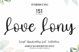 Love Lony Font