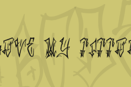 Love my tattoo Font