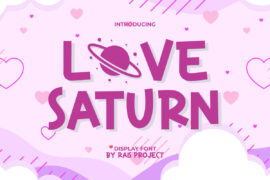 Love Saturn Demo Font