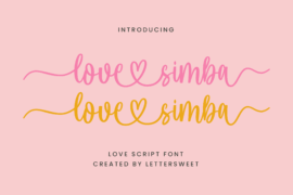 love simba Font