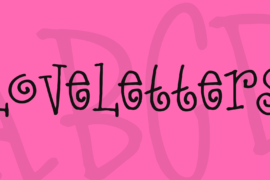 LoveLetters Font