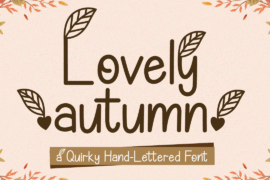 Lovelly Autumn Font