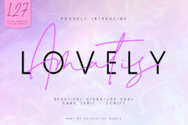 Lovely Amatis Signature Font