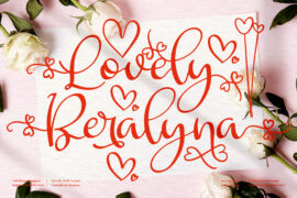 Lovely Beralyna Font Family
