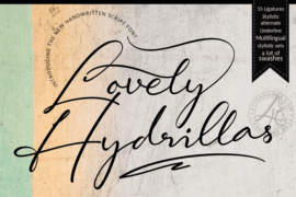 Lovely Hydrillas Free Font