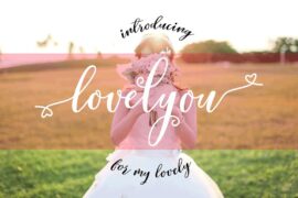 Lovelyou free Font