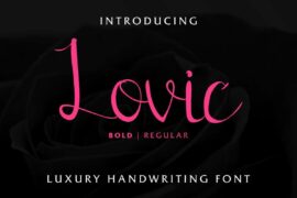 Lovic Demo Font Family