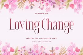Loving Change Demo Font Family